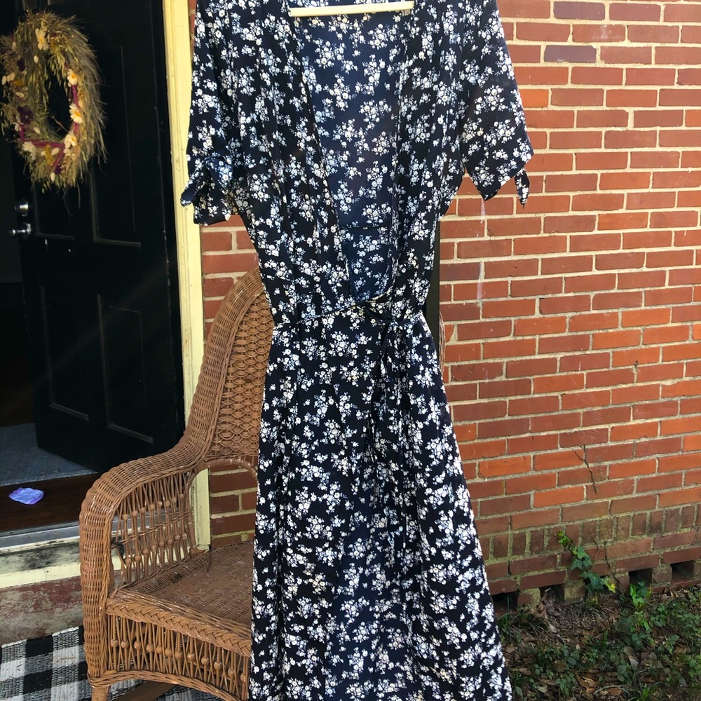 SHEIN Floral Wrap Dress